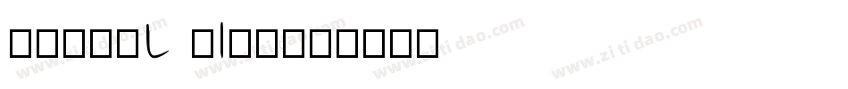 School ring字体转换